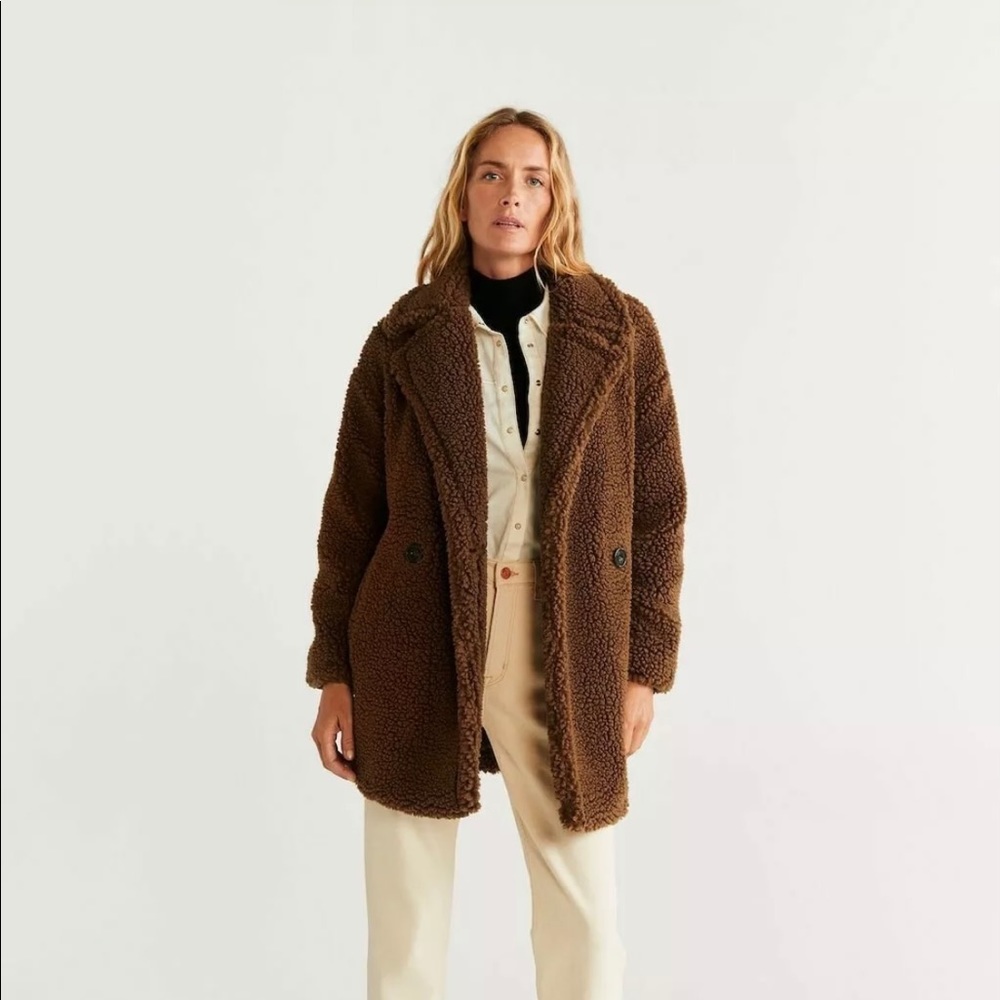Cream Shearling Teddy Coat